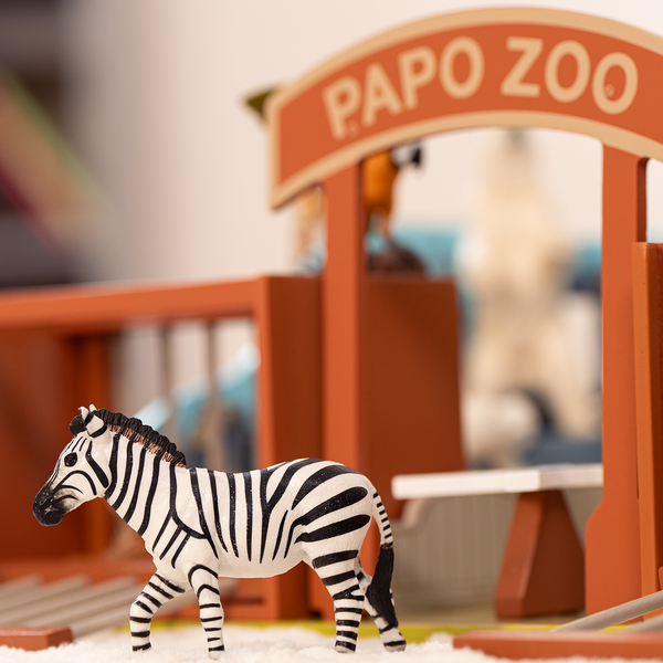 Figurine Zèbre mâle Papo - animal sauvage