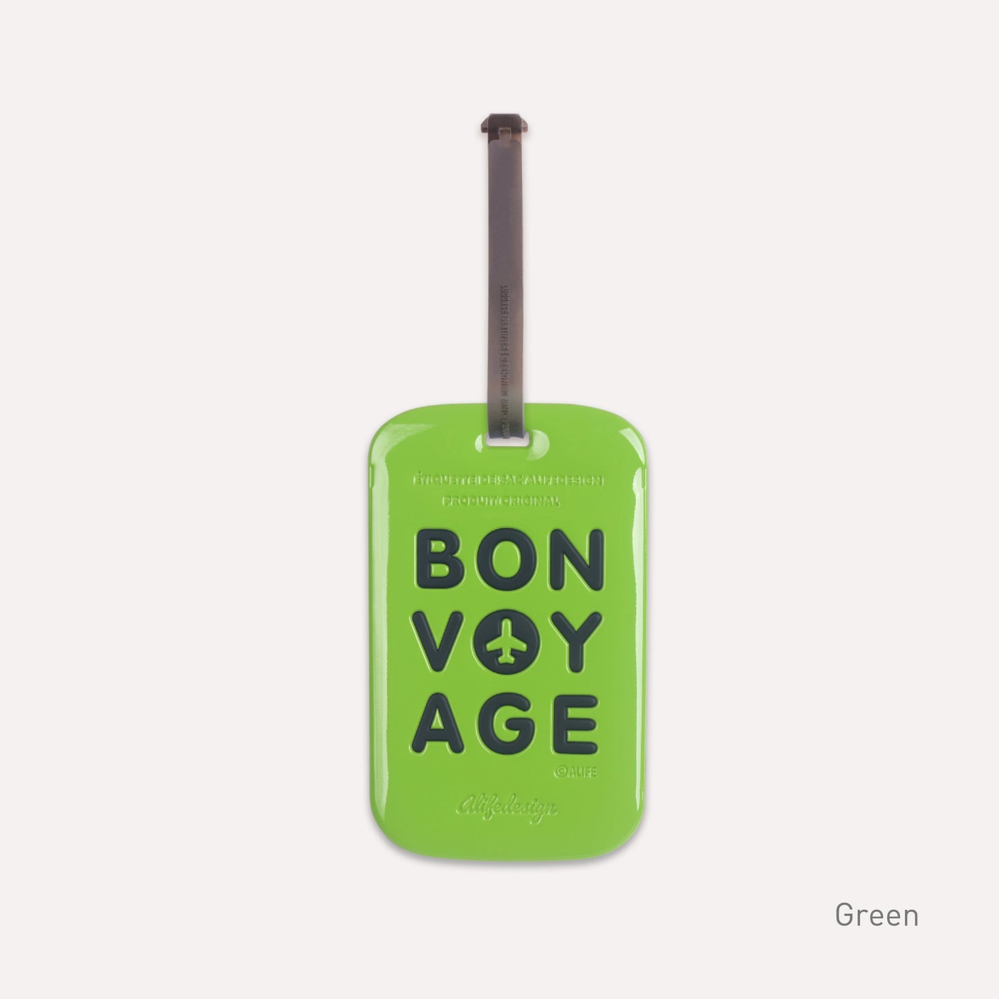 Etiquette de bagage Bon Voyage
