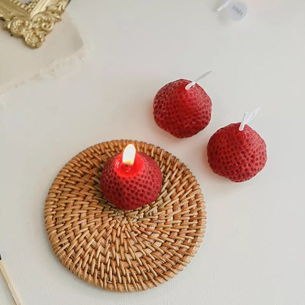 Bougies Fraises – vue produit 2