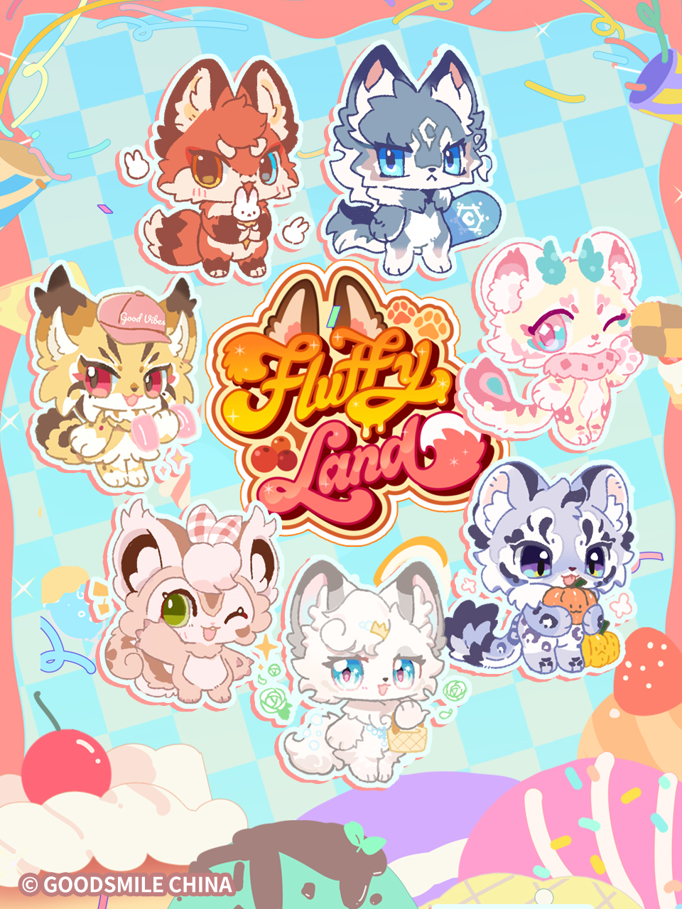 Official FLUFFY LAND logo