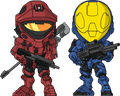 Red vs Blue Figure