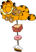 Pin's Garfield Dangle