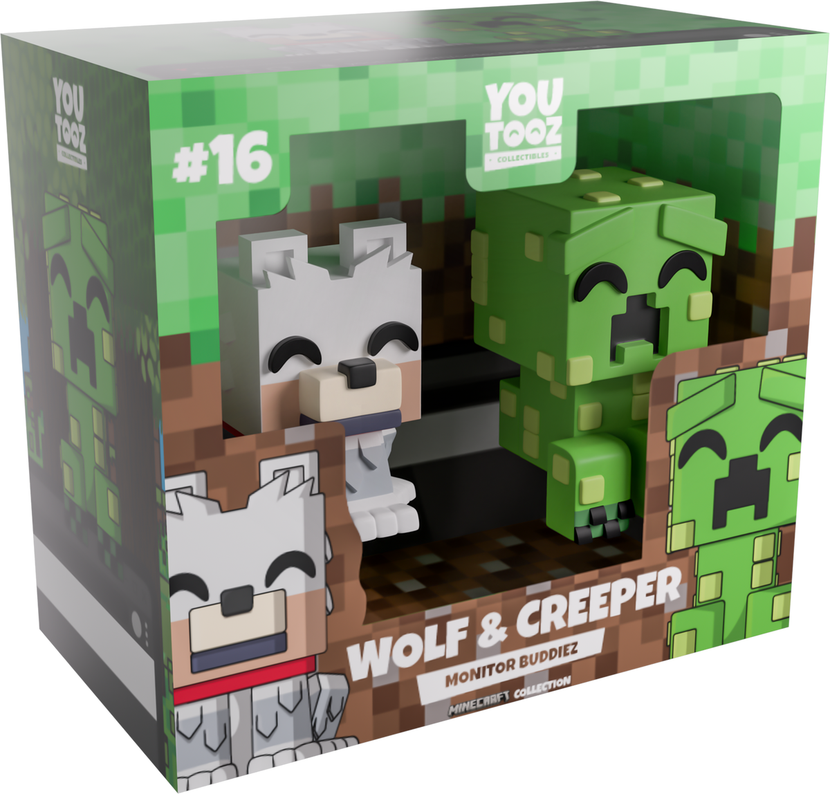 Wolf & Creeper Monitor Buddiez