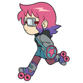 Pin's Ramona Skating