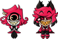 Alastor & Niffty Monitor Buddiez Figures