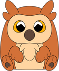 Porte-clés peluche Owlbear