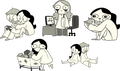 Set de pin's Catana Comics
