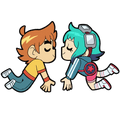 Pin's Scott and Ramona Kissing