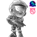 Figurine Active Camo Master Chief