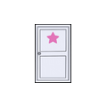Pin's Door Swinging