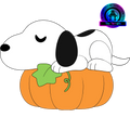 Pumpkin Snoopy Plush