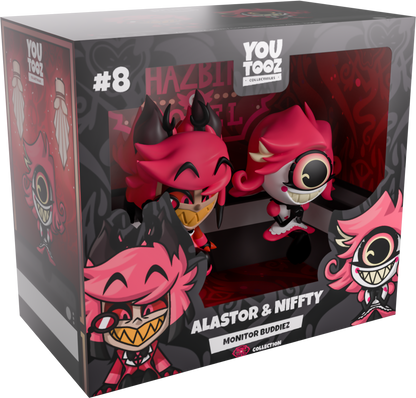 Alastor & Niffty Monitor Buddies