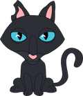 Peluche Coraline Cat