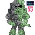 Figurine Glow in the Dark T-60 Power Armor