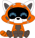 Peluche Red Panda Bot