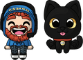 CaseOh & Kitty Monitor Buddiez Figures