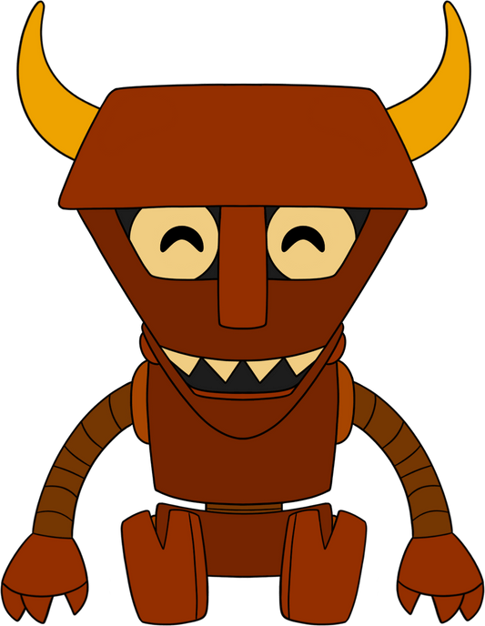 Robot Devil Plush (9in)