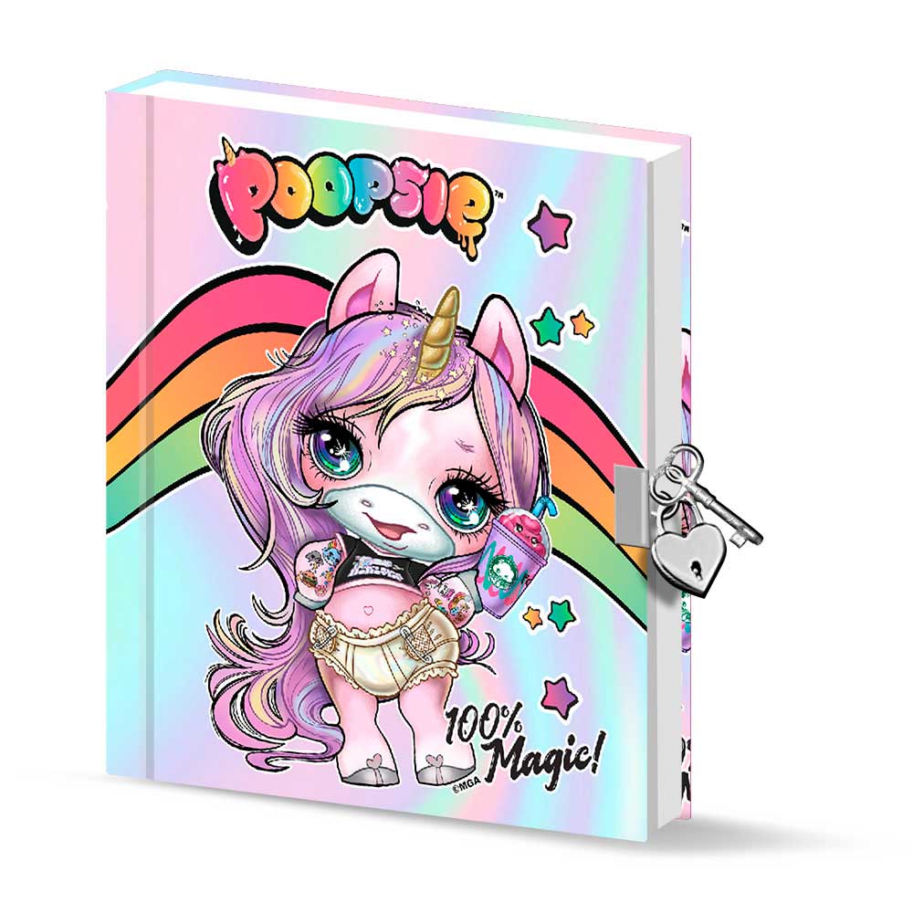 Journal Serrure à Clé Poopsie Slime Surprise « Magic »