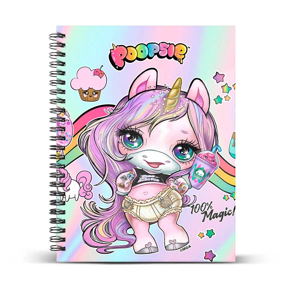 Cahier Shine Poopsie Slime Surprise « Magic »