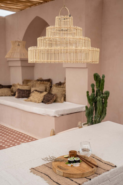 Suspension Wedding Cake – Naturel M, 50 × 30 cm