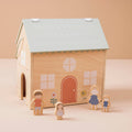 Article Enfant Maison de Poupées avec Figurines Familiales (FSC) en Bois