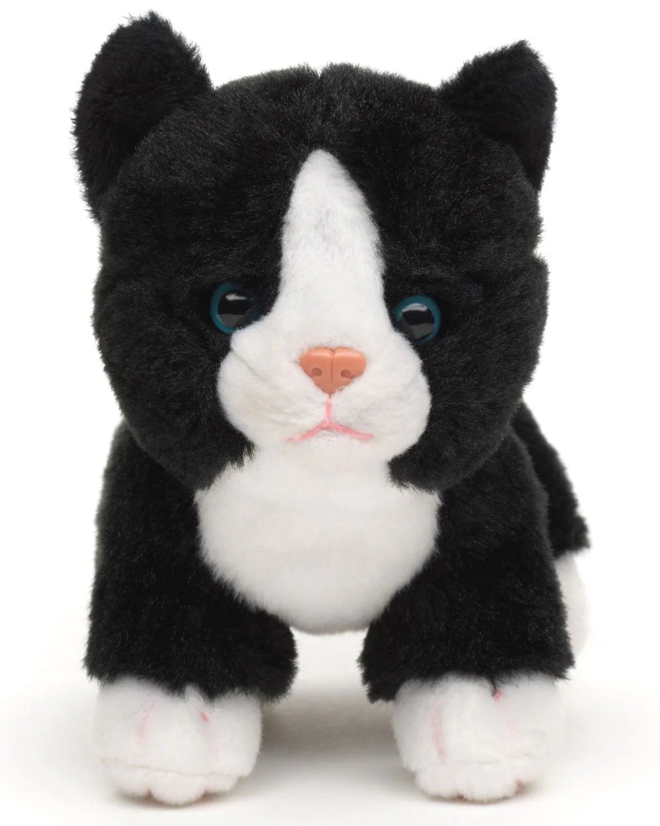 Standing Tuxedo Kitten Plush