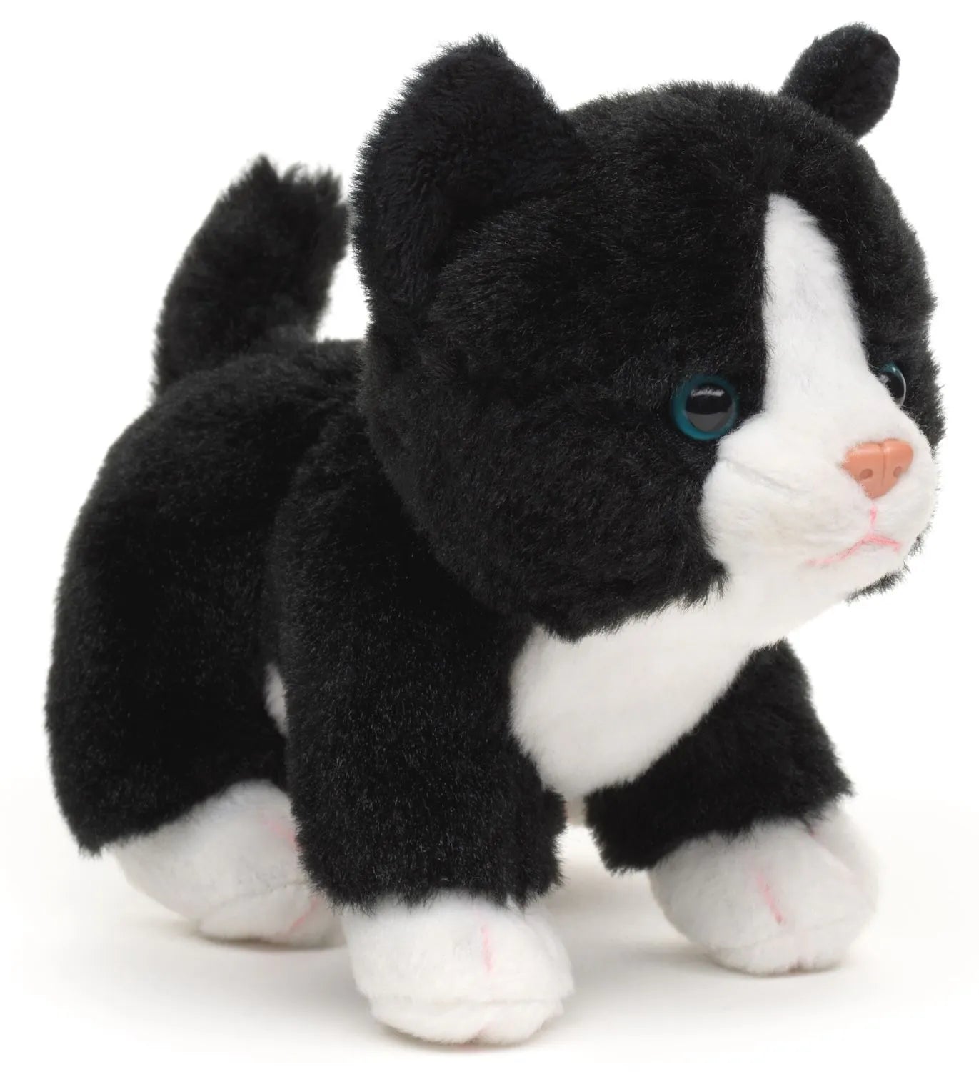 Standing Tuxedo Kitten Plush