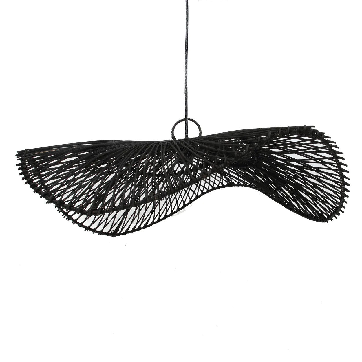 Suspension Chapeau – Noir L, 75 × 20 cm