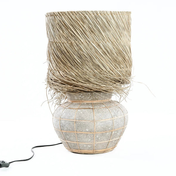 Lampe à poser Lipsi – Naturel et béton