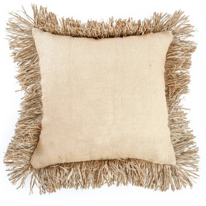 Housse de coussin Jute Bonita – Naturel 60 × 60 cm