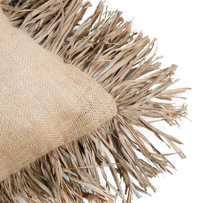 Housse de coussin Jute Bonita – Naturel 60 × 60 cm