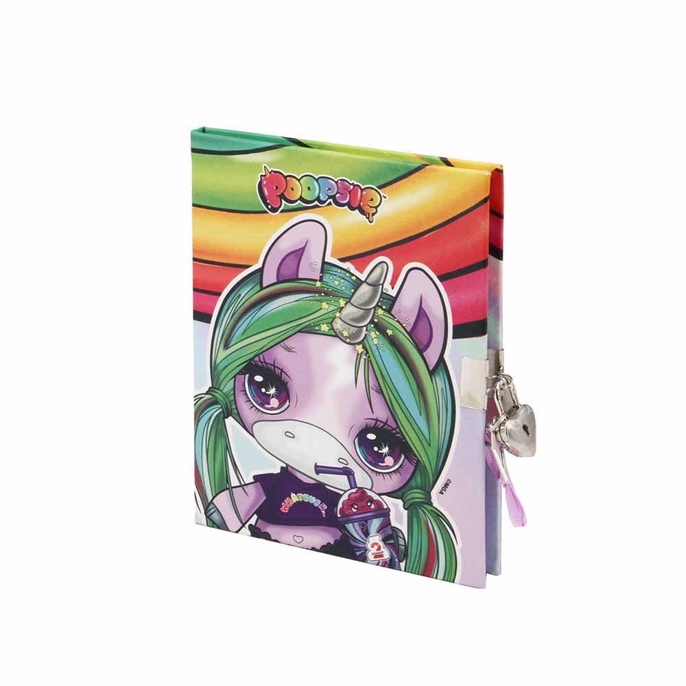 Journal Serrure à Clé Poopsie Slime Surprise « Rainbow »
