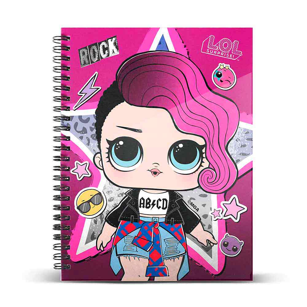 Cahier Shine LOL Surprise Rock
