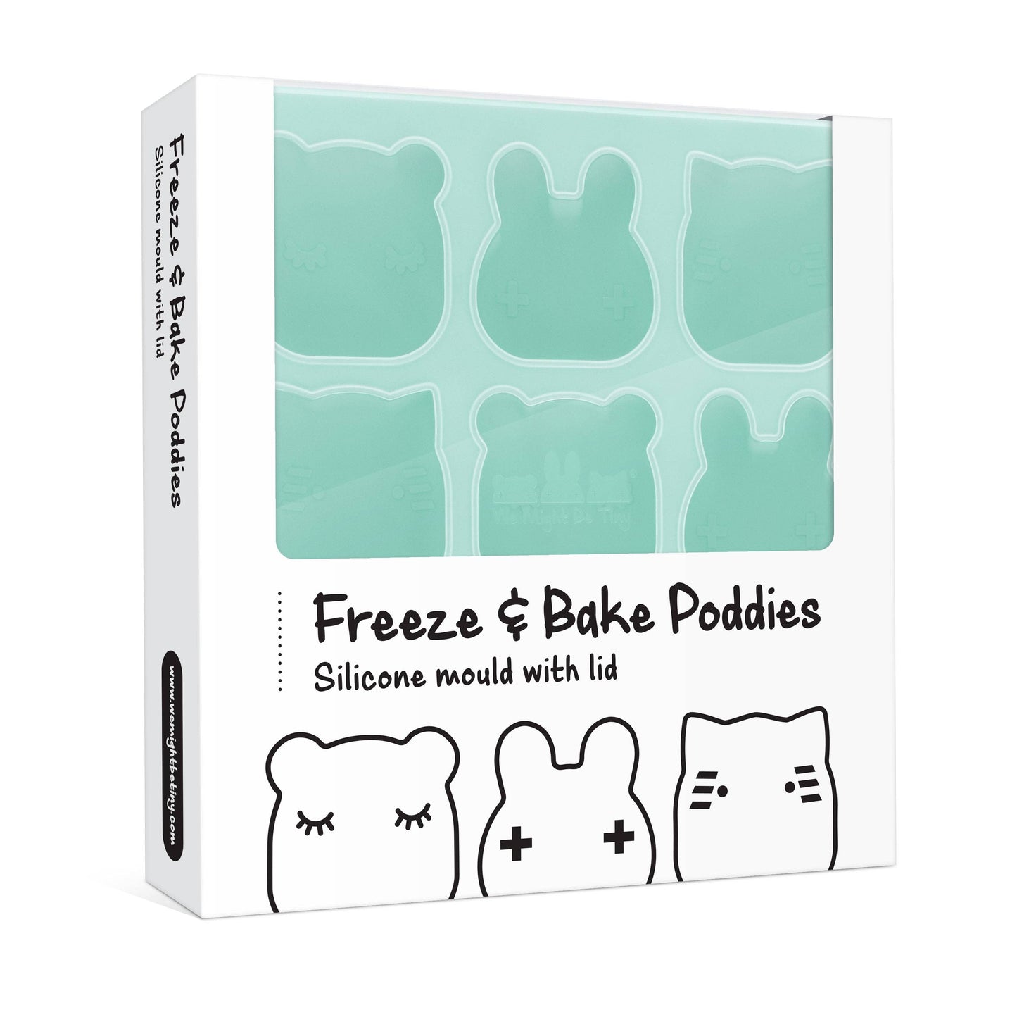 Eiswürfelform/Freeze & Bake Poddies-Form – Minze