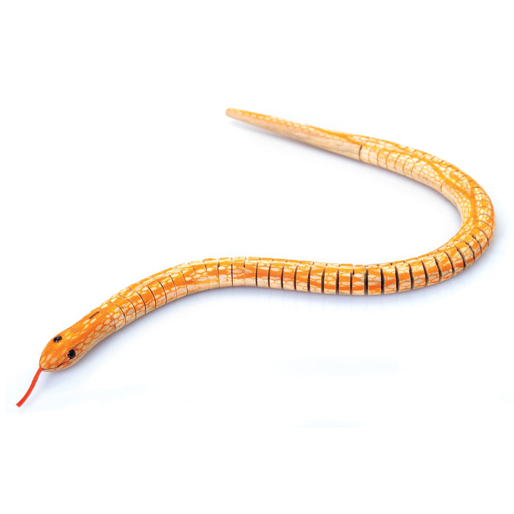 Serpent Articulé en Bois