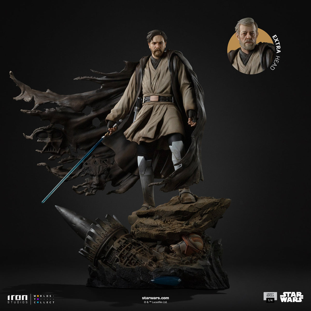 Obi-Wan Statue (Signatures) - Star Wars - Legacy Replica 1/4