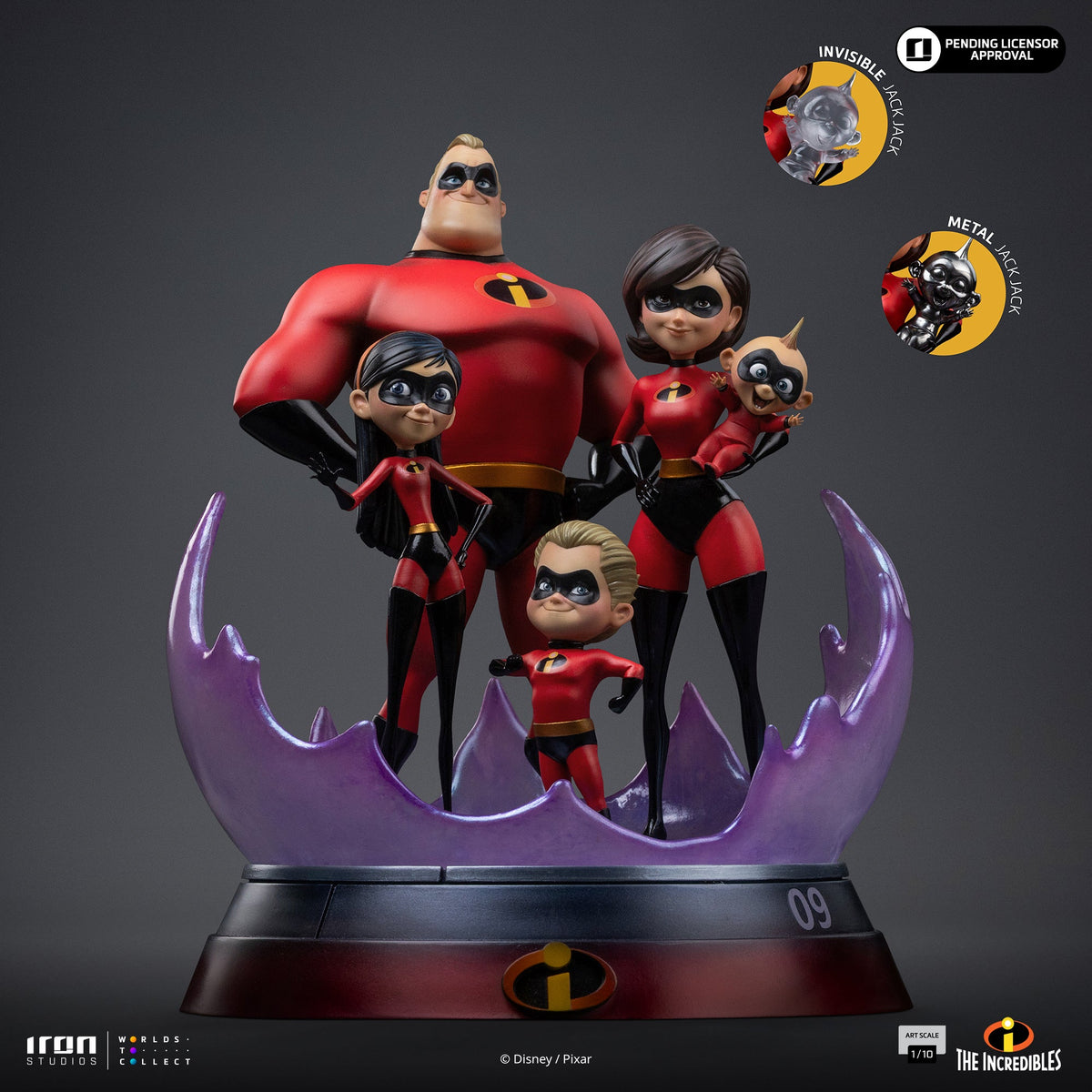 The Incredibles Diorama Statue - The Incredibles - Art Scale 1/10