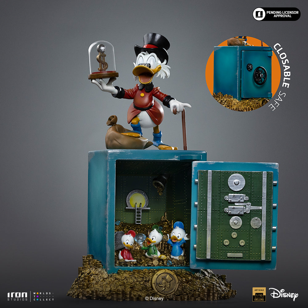 Pre-Order - Statue Uncle Scrooge Mcduck and Nephews - Duck Tales - Art Scale 1/10 - Iron Studios
