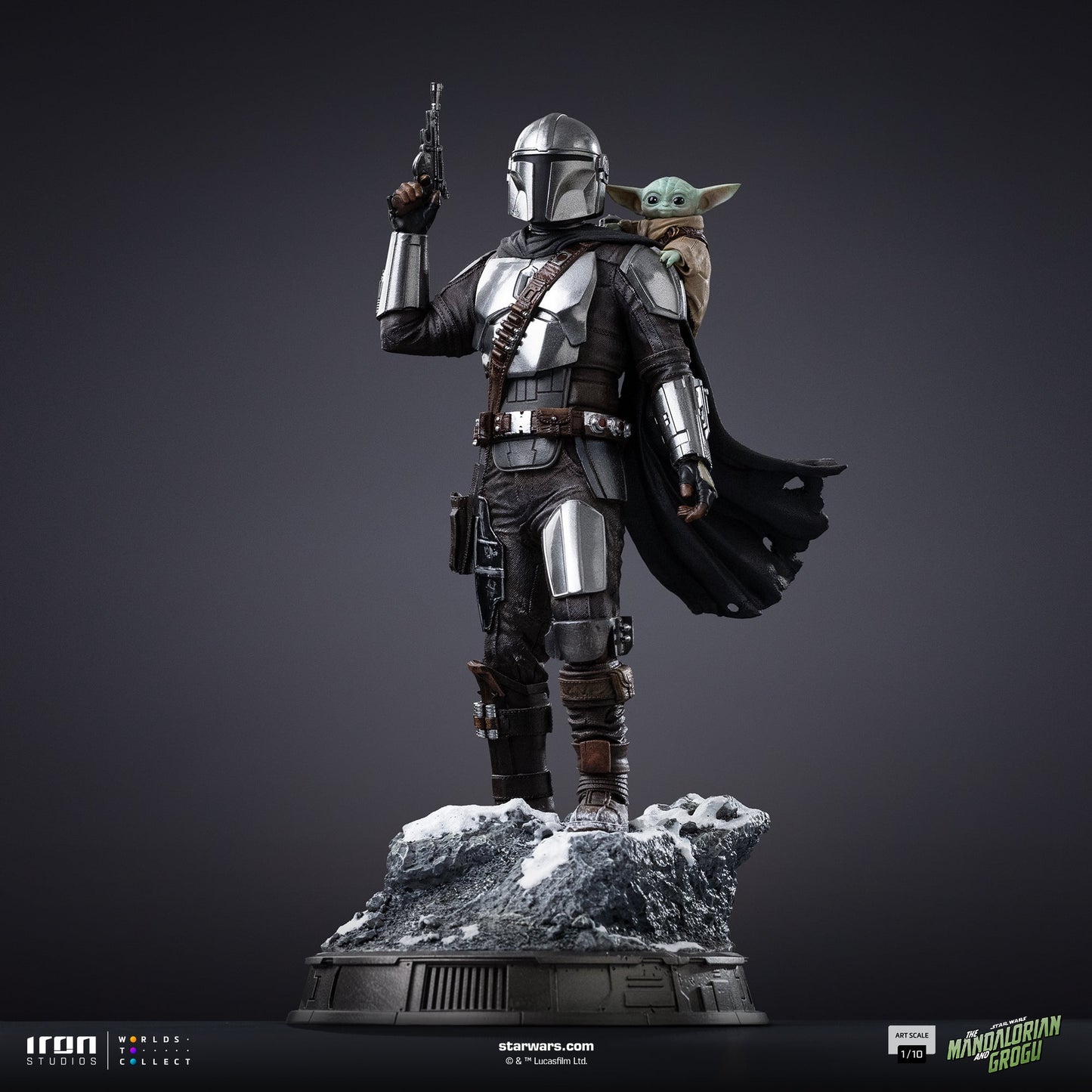 Pre-Order - Mandalorian and Grogu Statue - The Mandalorian and Grogu Movie - Art Scale 1/10 - Iron Studios
