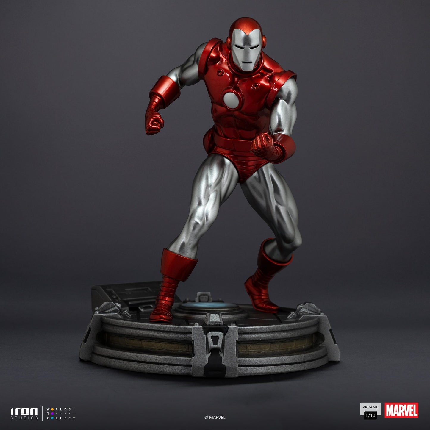 Iron Man Red & Chrome Statue - Marvel Comics - Art Scale 1/10 - Iron Studios