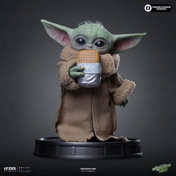 Grogu Food Cart Snack Statue - Mandalorian and Grogu Movie - Grogu Collection - The Mandalorian & Grogu