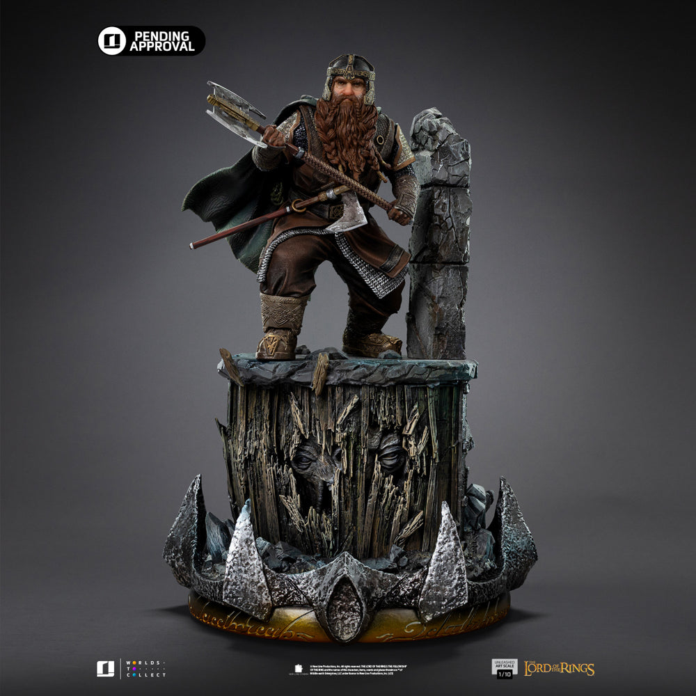 Pre-Order - Gimli Unleashed Statue - The Lord of the Rings - Art Scale 1/10 - Iron Studios