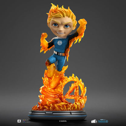 Human Torch Statue (Blue Suit Variant) - Fantastic Four - Minico - Iron Studios