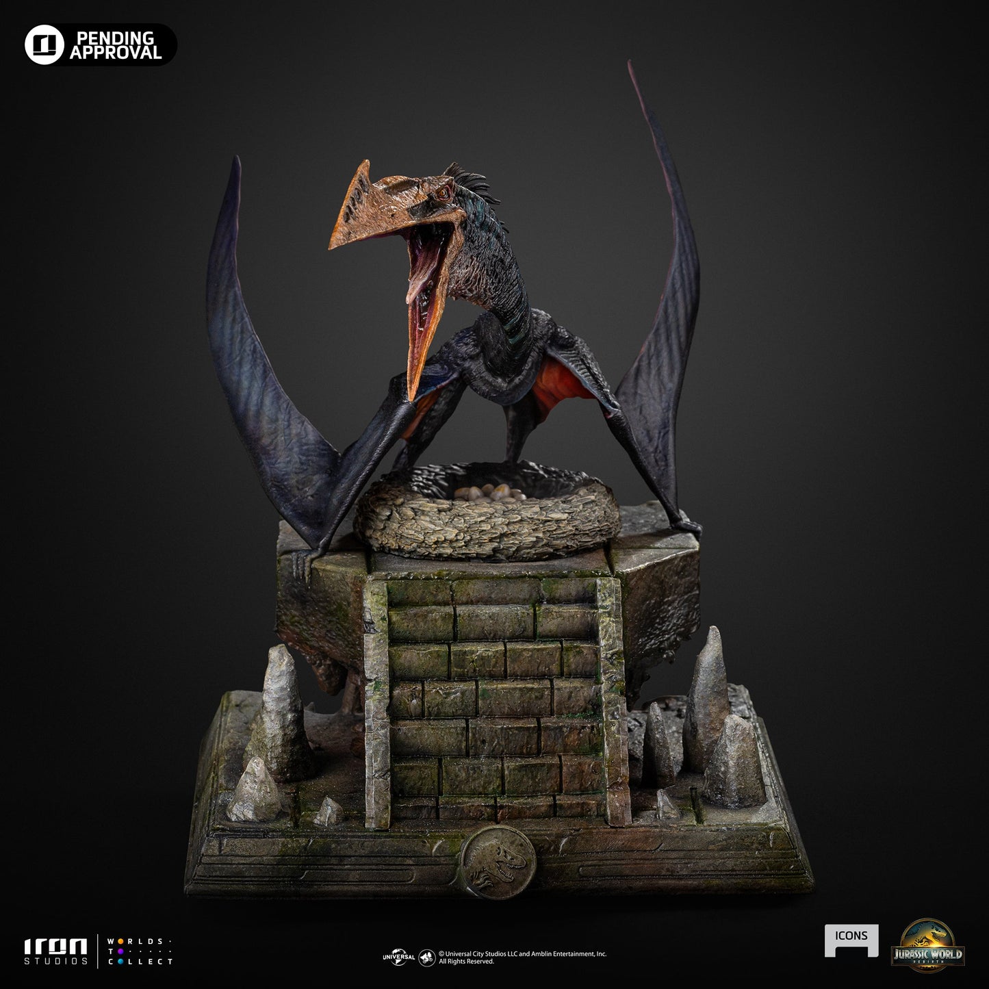 Pre-Order - Quetzalcoatlus Statue - Jurassic World: Rebirth - Icons - Iron Studios