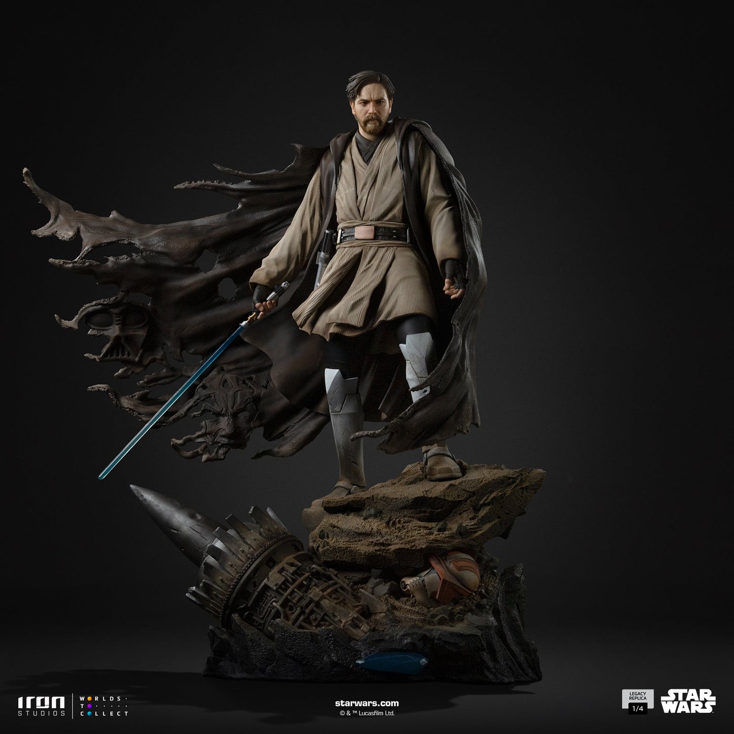 Obi-Wan Statue (Signatures) – Star Wars – Legacy Replica 1/4 – Iron Studios