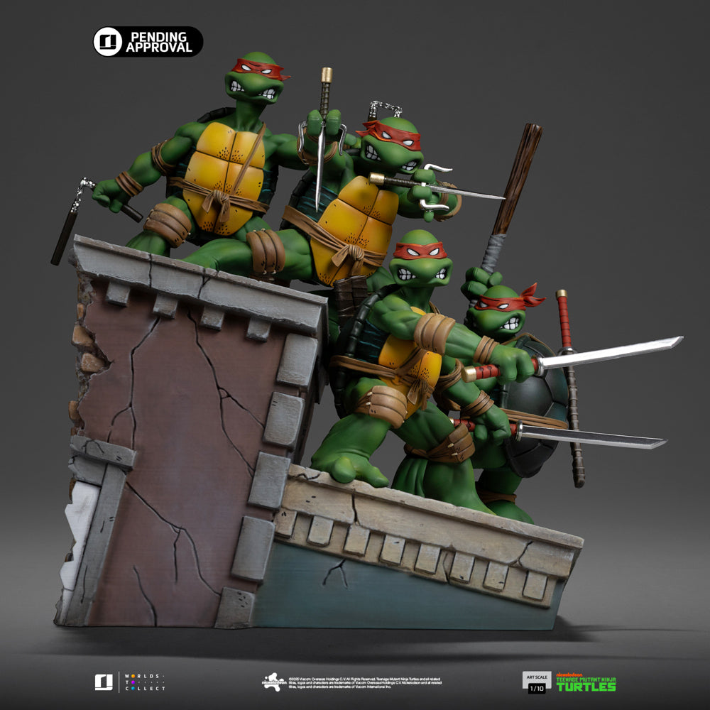 TMNT 1st Cover Set Statue - Teenage Mutant Ninja Turtles - Art Scale 1/10 - Iron Studios