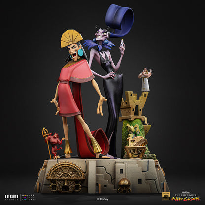 Pre-Order - Kuzco and Yzma Statue - The Emperor's New Groove - Deluxe Art Scale 1/10 - Iron Studios