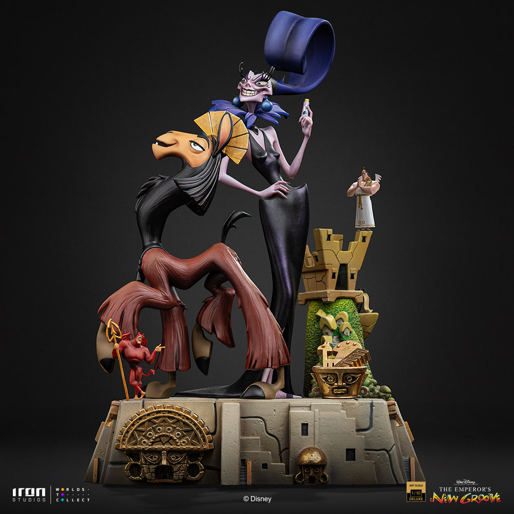 Pre-Order - Kuzco and Yzma Statue - The Emperor's New Groove - Deluxe Art Scale 1/10 - Iron Studios