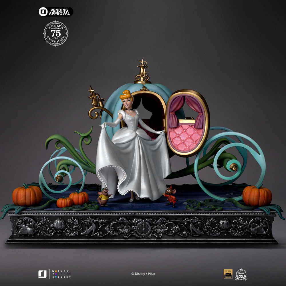 Pre-Order - Cinderella Deluxe Statue (75th Year Anniversary Version) - Disney Classics - Art Scale 1/10 - Iron Studios