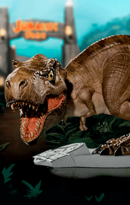 Tyrannosaurus Rex Statue - Jurassic Park - MiniCo - Iron Studios
